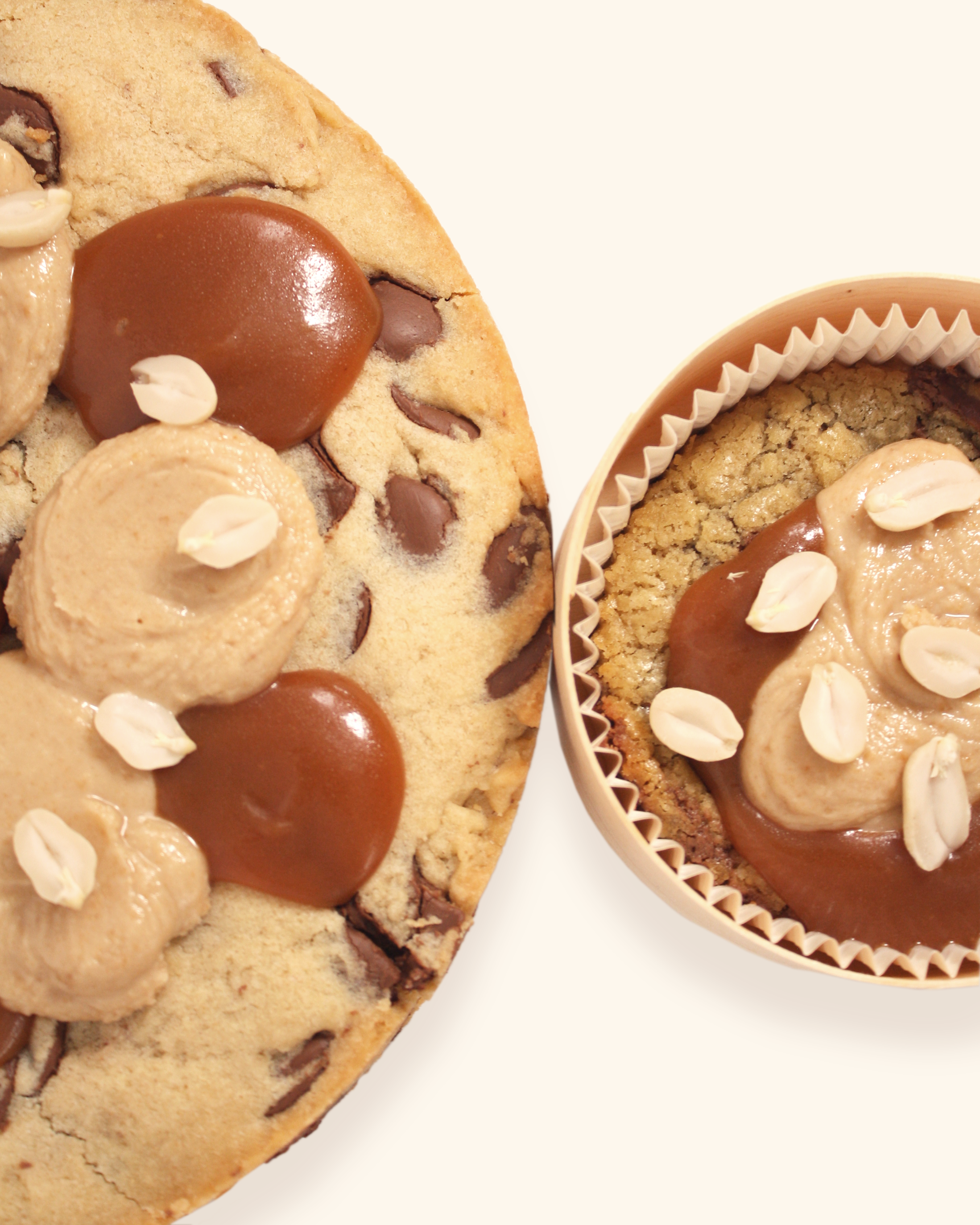 GIANT - Praliné cacahuète et caramel beurre salé